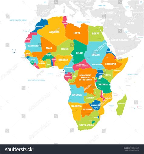 Africa Maps With Capitals