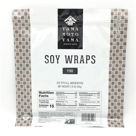 Buy Gluten-Free Yamamotoyama Sushi Soy Wrapper-Pink 20 Sheets Online in ...