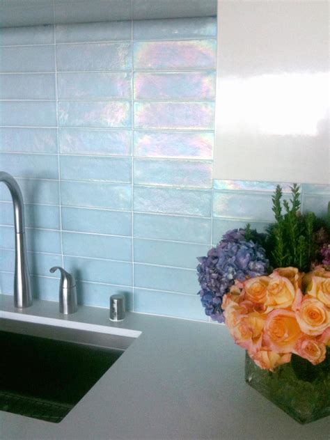 Glass Tile Backsplash Gallery Kitchen