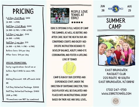Summer Camp | East Brunswick Racquet Club