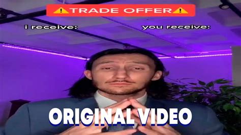 Trade Offer Template Meme