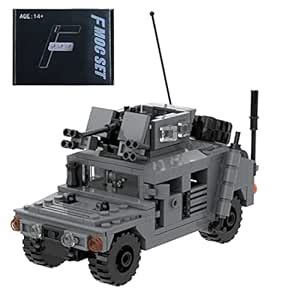 VYBN Military Vehicle Armored Car Model Building Blocks Set Compatible ...