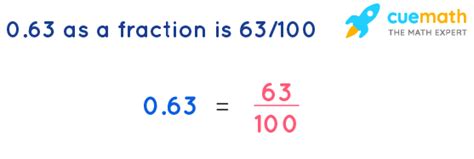 What is .63 as a fraction? [SOLVED]