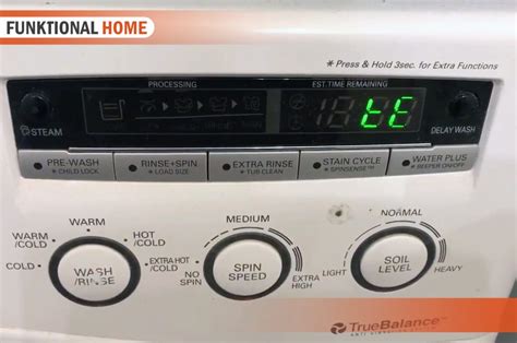 Image result for LG Washer Code Te