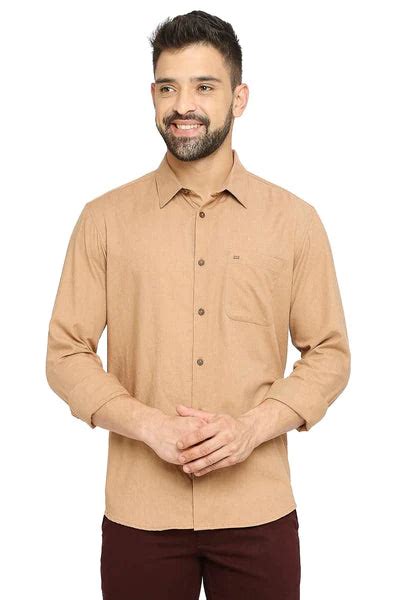 BASICS Mens KHAKI SLIM SHIRT 23BSH52056 LS – OMG Retails