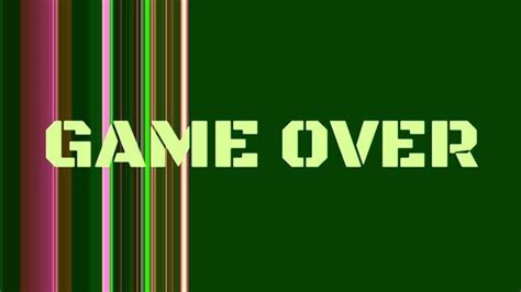 Image result for Game Over Screen
