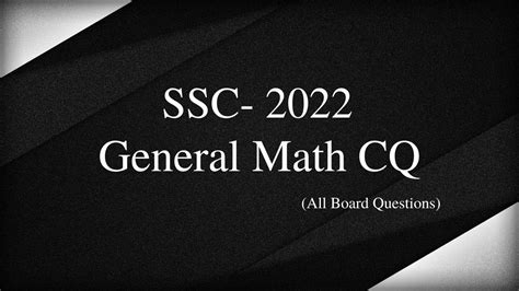 Image result for SSC 2022 Assignment Math