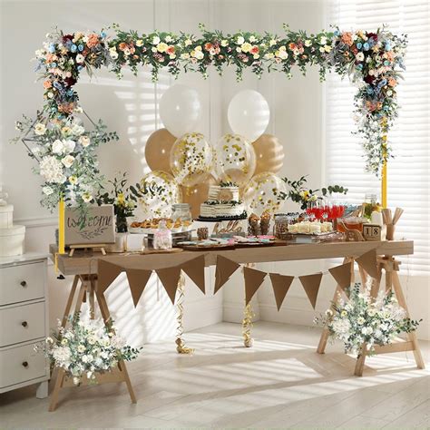 Amazon.com: Over The Table Rod Stand with Clamps, Adjustable Table Arch ...