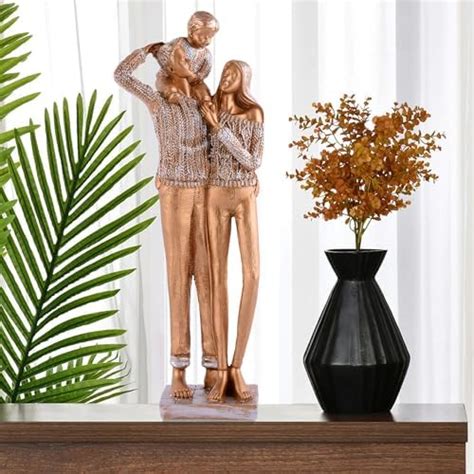 Buy zart Resin Love Family Couple Showpiece for Home Decor Showpiece ...