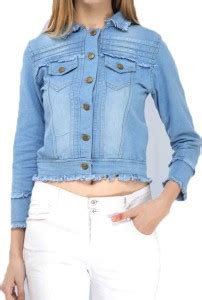 Fluid Full Sleeve Solid Women Denim Jacket - Buy Fluid Full Sleeve ...