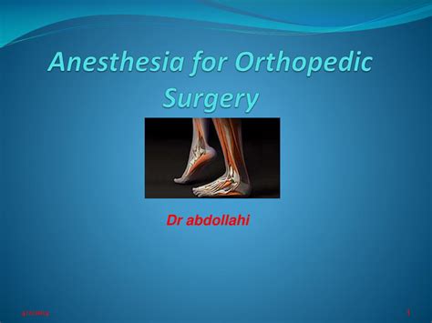 Orthopedic Surgery Anesthesia Management 的图像结果
