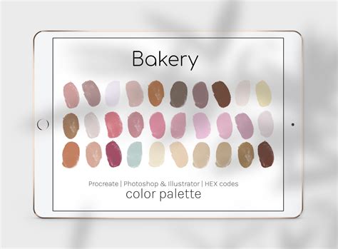 Bakery Color Palette Graphic by thedigitaldoodle · Creative Fabrica