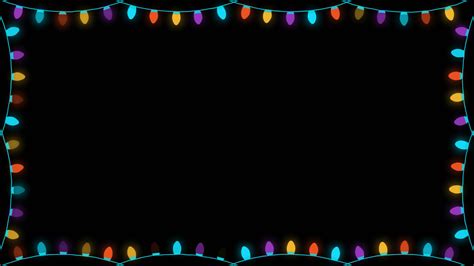 Animated Christmas Lights Borders And Frames