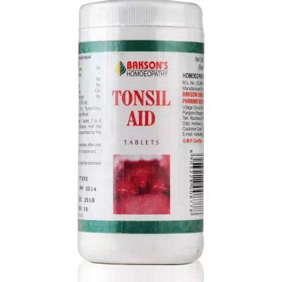 Bakson Tonsil Aid Tablets – AYUSH Upchar