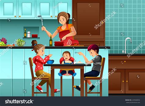 Busy Kitchen Cartoon 的图像结果
