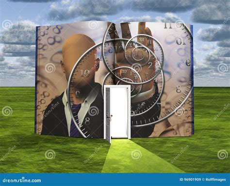 Book of Time stock illustration. Illustration of futuristic - 96901909