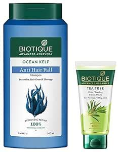 Biotique Bio Kelp Protein Shampoo for Falling Hair Intensive Hair ...