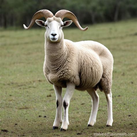 East African Dorper Sheep Image | Stable Diffusion Online