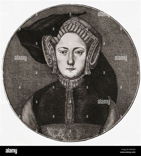 Catherine of Aragon, also spelled Katherine, 1485-1536. Spanish born first wife of King Henry ...