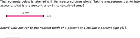 IXL - Percent error: area and volume (Class X maths practice)