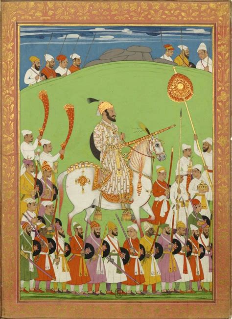 Chattrapati Shivaji Maharaj - Vintage Indian Miniature Painting ...