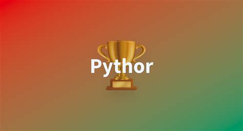 Pythor 的图像结果