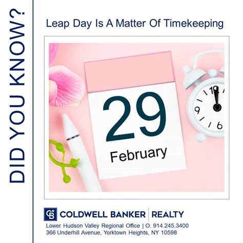 Coldwell Banker Realty - Lower Hudson Valley Regional Office on LinkedIn: #february #leapday # ...