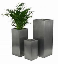 vasi da fiori per esterno zinc silver steel metal cube planter garden indoor vasi da fiori per esterno zinc silver steel metal cube planter garden indoor