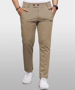 VeBNoR Regular Fit Men Beige Trousers - Buy VeBNoR Regular Fit Men ...