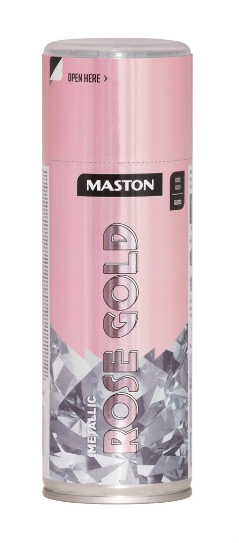 Maston Spray Paint Metallic Gloss Rose Gold 400ml – Sprayster