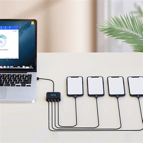 MA ANT 4 Ports USB Hub Mobile Phone Current Detector ABS Real-time Cur ...