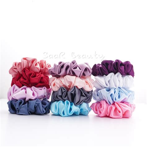 Shop Trendy Silk Satin Scrunchies Online | Luxury Hair Accessories by ...