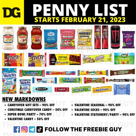 Dollar General - Penny List for February 21, 2023 - The Freebie Guy®