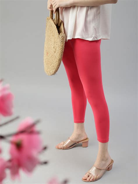 Shop Prisma Coral Cuff Length Leggings for Women