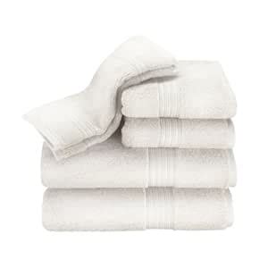 Kassatex KDK-256-W Kassadesign Towel Set, White : Amazon.in: Home & Kitchen