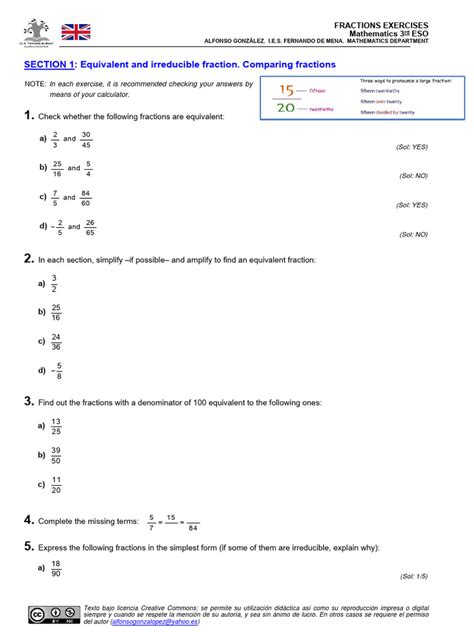 Image result for Fraction Exercises