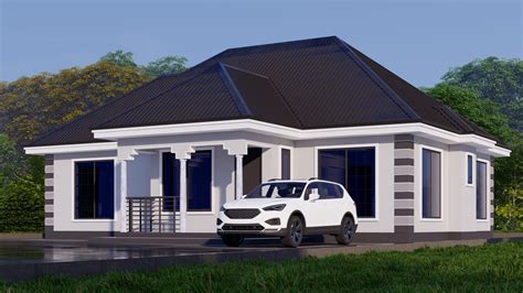 3 Bedroom Bungalow Floor Plan With Elevation In Nigeria - Infoupdate.org
