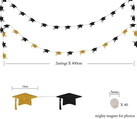 Decor365 Graduation Cap Garland and Magnet Photo India | Ubuy