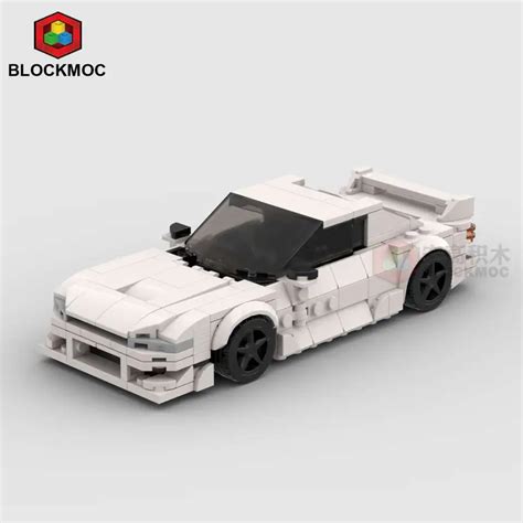 Race To Victory With Moc Brick S14 R34 Skyline Gtr Building Blocks!