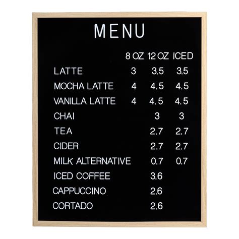 Amazon.com : Large Letter Board – Premium Menu Board with Letters ...