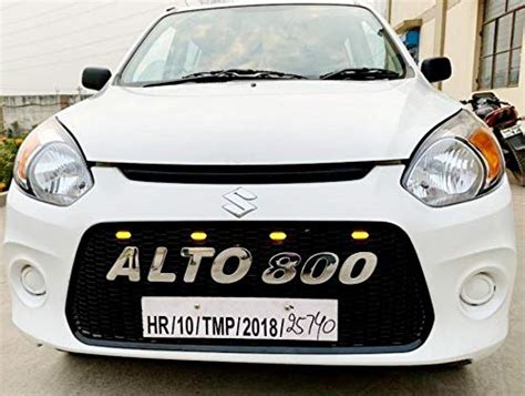 SDR Front Grill for Maruti Suzuki Alto 800 (Chrome) : Amazon.in: Car ...