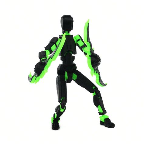 3D Printed Illidan Lucky 13 Articulated Toy Figure - Fully Movable ...