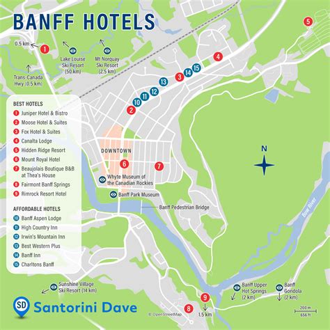 Banff Ski Map