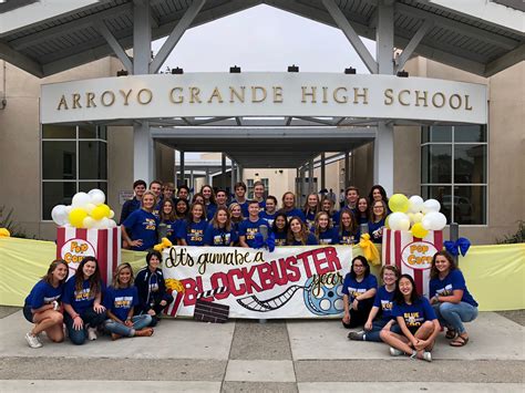 Arroyo Grande High School Leadership students celebrate the 1st Day of ...