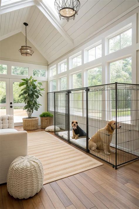 14+ Creative Dog Kennel Flooring Ideas