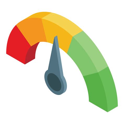 Choice credit score icon, isometric style 15378873 Vector Art at Vecteezy