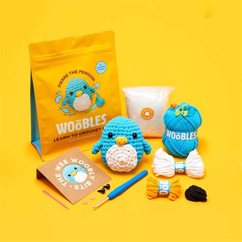 Pierre the Penguin Beginner Crochet Kit - The Woobles – Rose Yarn Co.