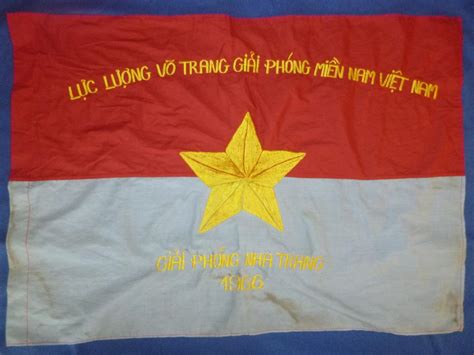 FLAG - Viet Cong Special Forces - NHA TRANG 1966 - NLF - VC - Vietnam ...
