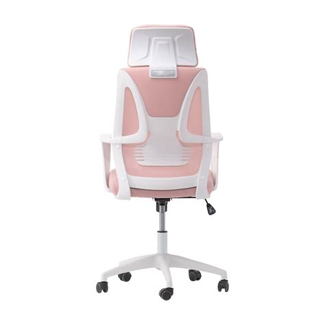CorLiving Workspace Pink/White Traditional Ergonomic Adjustable Height ...