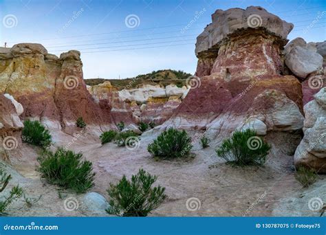 Paint Mines Interpretive Park Colorado Springs Stock Image - Image of ...
